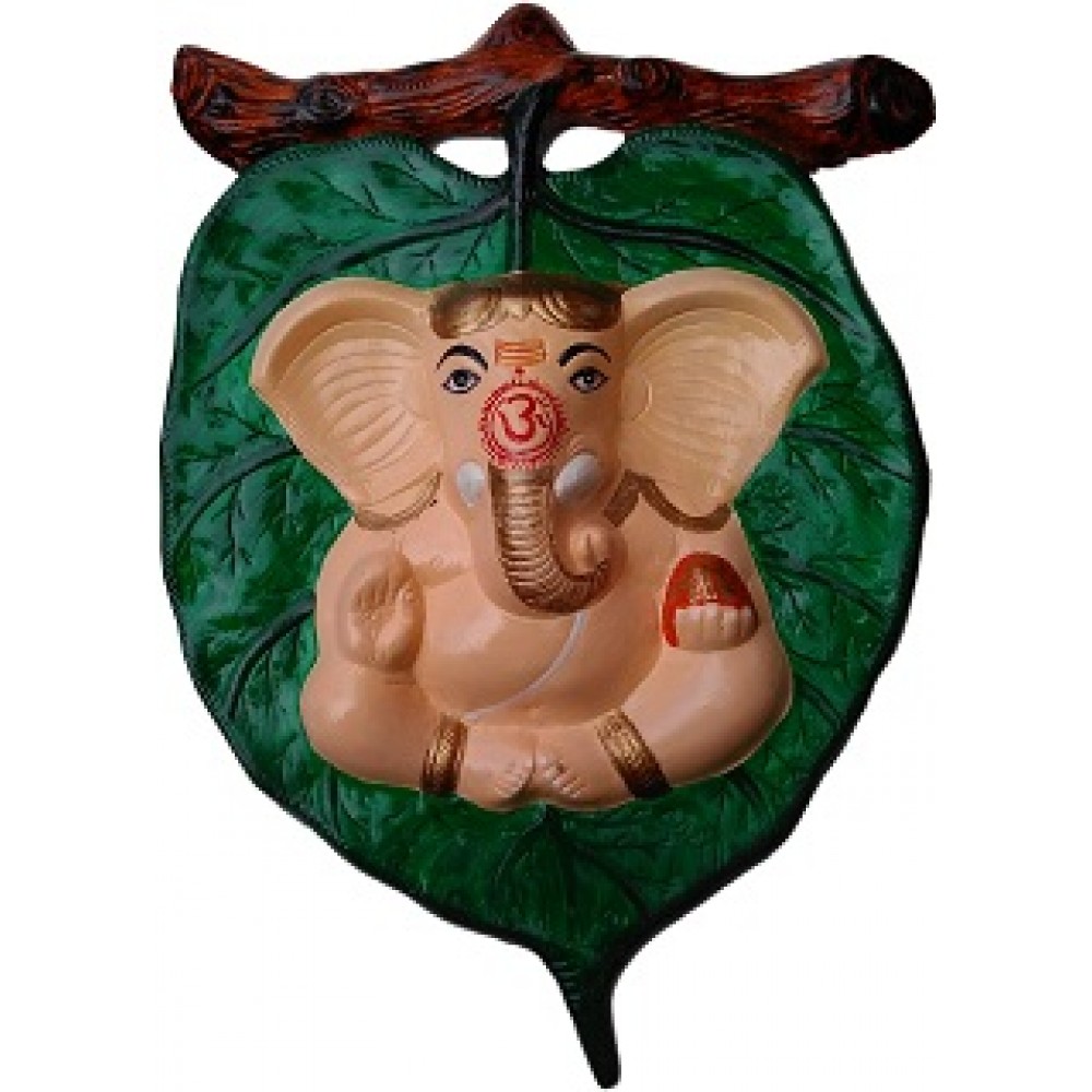 Buy Traditional Lord Ganesha On Green Leaf Online Products in India